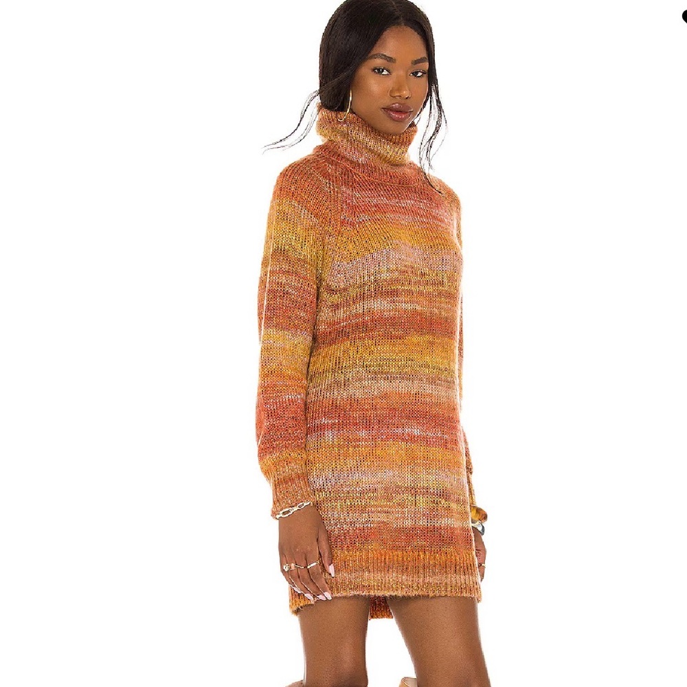 House of Harlow 1960 Multicolor Long Sleeve Dress